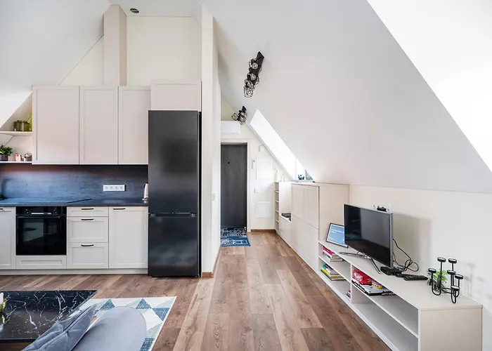 Cozy Attic Self Check In Appartement Vilnius